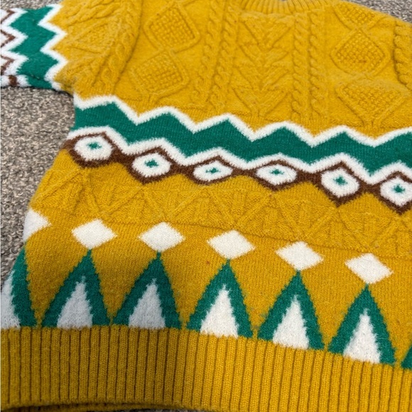 City Knit Vintage Toddler Baby Knit Yellow Sweater 18m - Picture 11 of 14